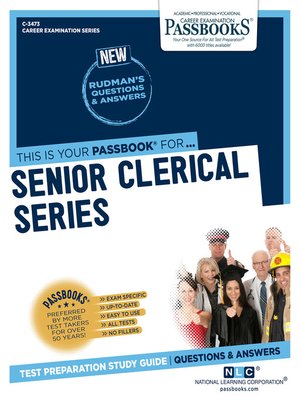 cover image of Senior Clerical Series